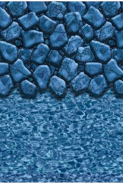Boulder Swirl Overlap Above Ground Pool Liners