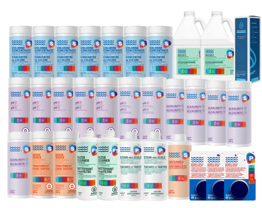 Complete Chlorine Spa Care Kit – 6 Month Supply