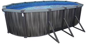 Drakkar - 12x21ft oval - Resin Components - 52” Wall Height - Salt Friendly - Hybrid