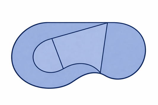 Flat Back Kidney Inground Pool Kit