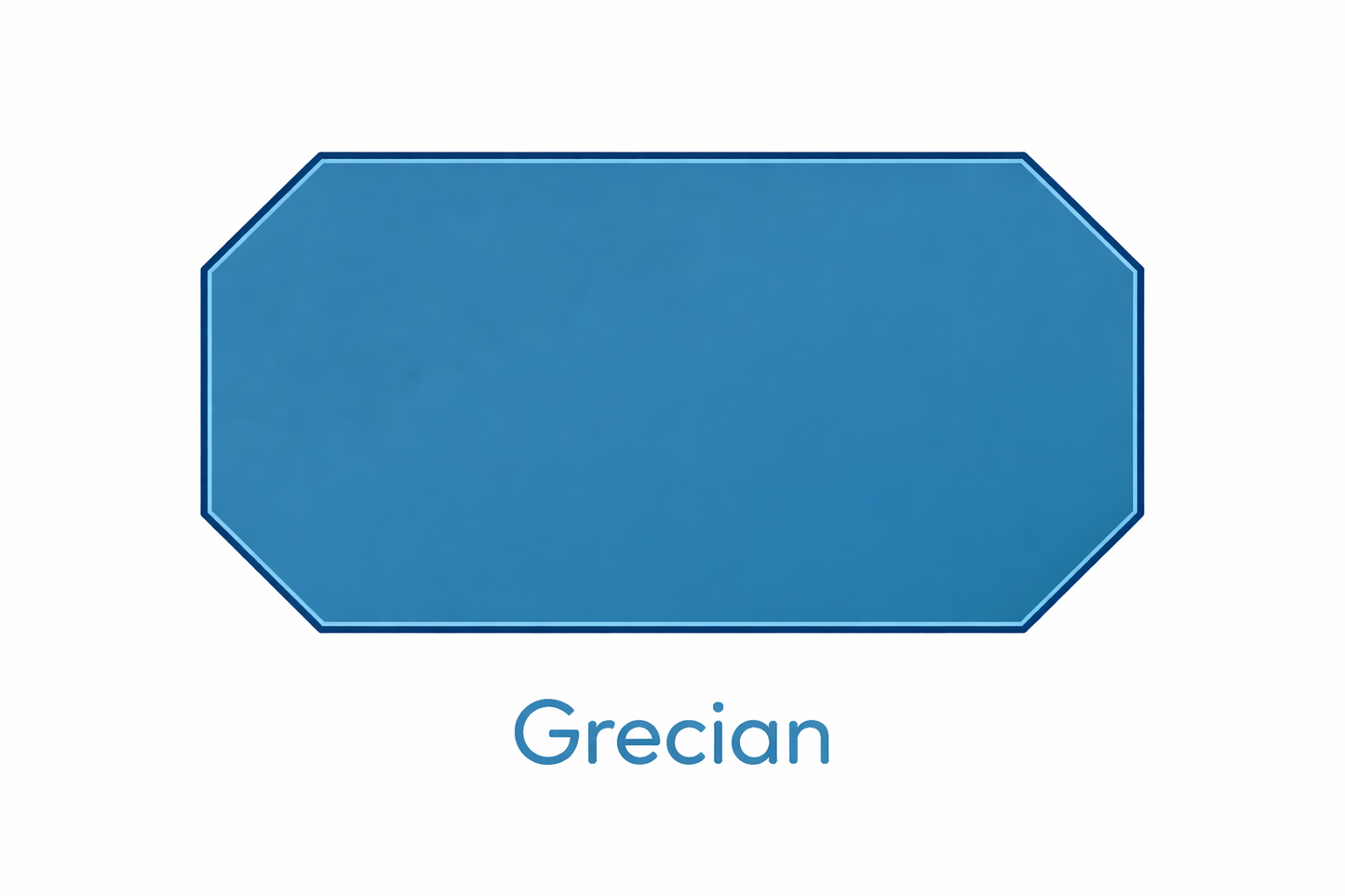 14 x 28 ft Grecian Semi Inground Pool Complete Package