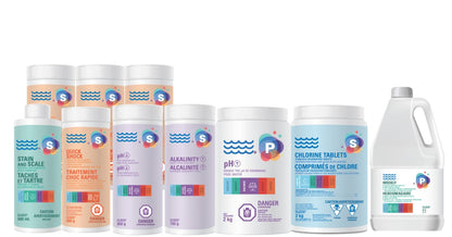 Monthly Chlorine Maintenance Package-For Small–Medium Pools (12–21 ft Round / 12×18–15×30 Oval)