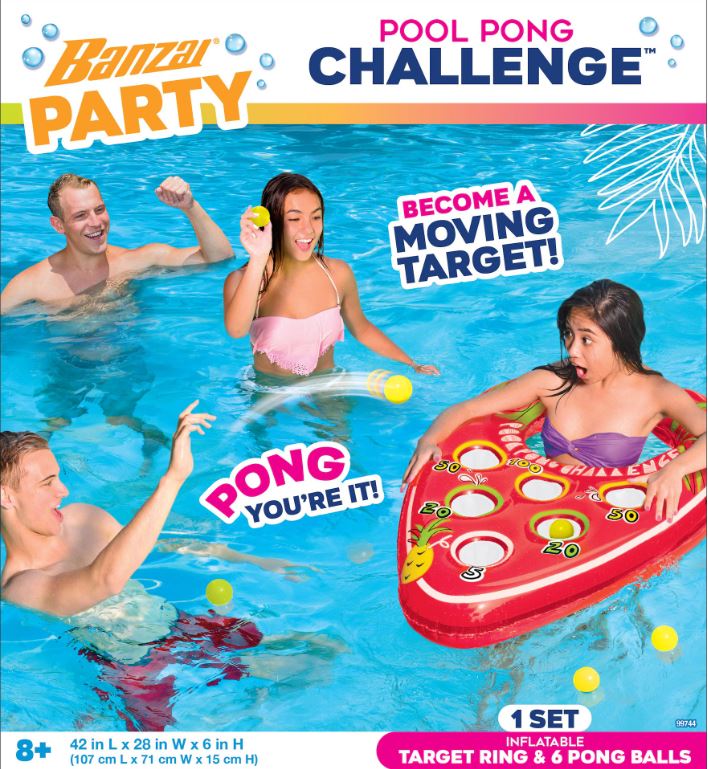 Inflatable Pool Pong Throwing Game