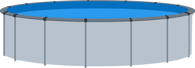 Above ground swimming pool