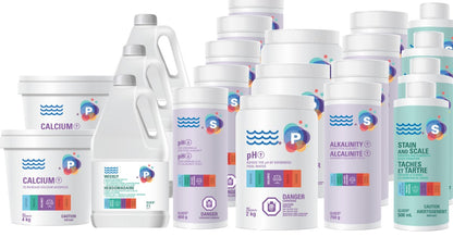 Complete Season Saltwater Chemical Package- Large Pools (27-33ft)