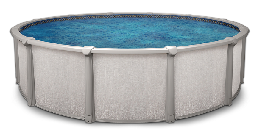 33' Trinity Above-Ground Pool — Resort-Size Swimming for Home & Campgrounds 54” Wall Height - Salt Friendly - Hybrid