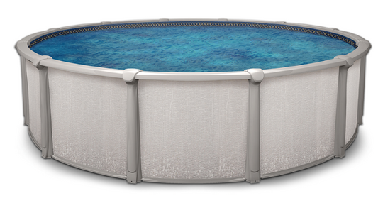 33' Trinity Above-Ground Pool — Resort-Size Swimming for Home & Campgrounds 54” Wall Height - Salt Friendly - Hybrid